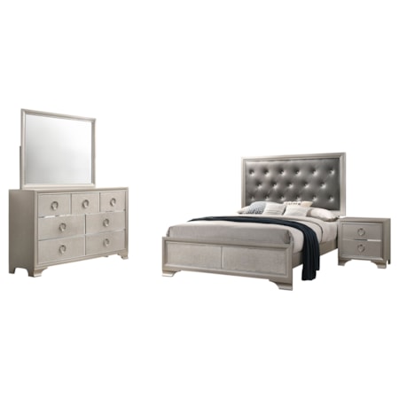 4-piece King Bedroom Set