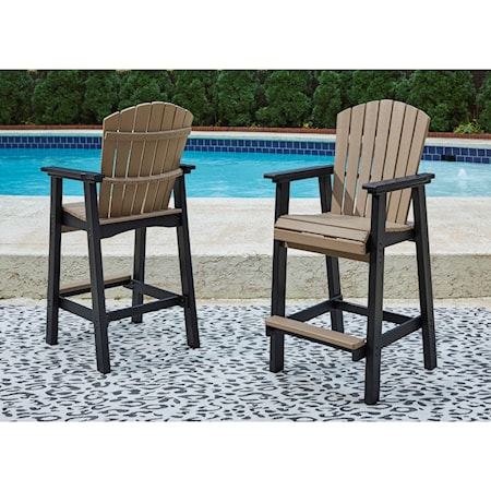 Set of 2 Tall Barstools