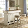 Signature Design by Ashley Realyn Bar with 2 Stools