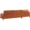 Barclay Butera Barclay Butera Upholstery 2-Piece Leather Sectional Sofa w/Brass Base