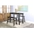 Sunny Designs Marina Farmhouse Mahogany Wood Counter-Height Dining Table