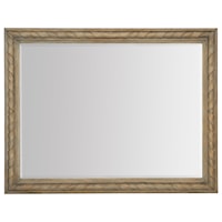 Traditional Mirror with Decorative Carved Frame