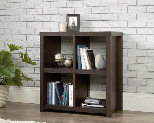 Contemporary Four-Cube Storage Bookcase