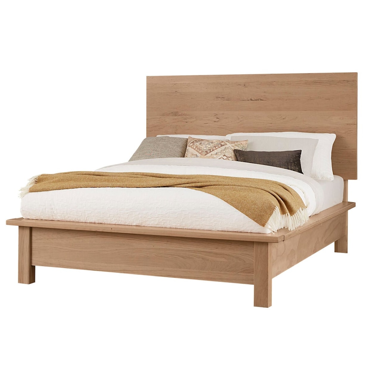 Vaughan Bassett Crafted Cherry - Bleached King Terrace Bed