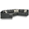 Hickory Craft M9 Custom - Design Options 5-Seat Sectional Sofa w/ LAF Cuddler