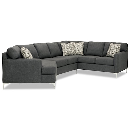 5-Seat Sectional Sofa w/ LAF Cuddler