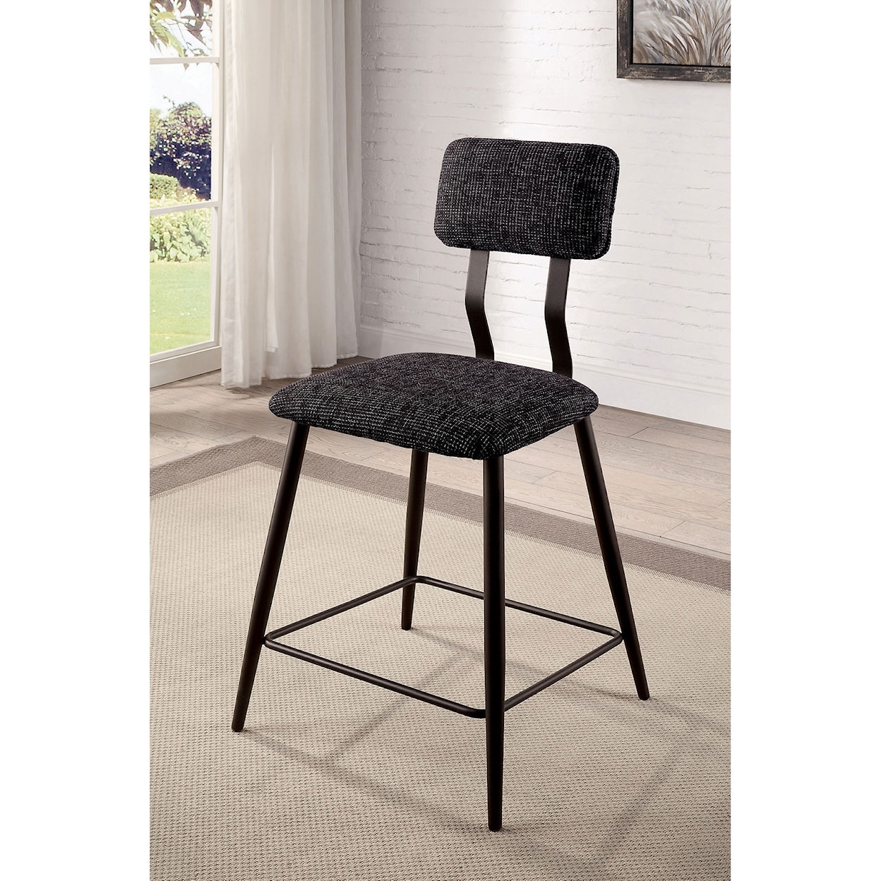 Furniture of America Esdargo Counter Height Stool