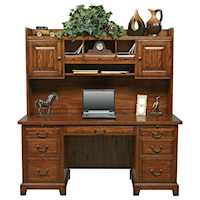 Traditional 66" Flat Top Desk