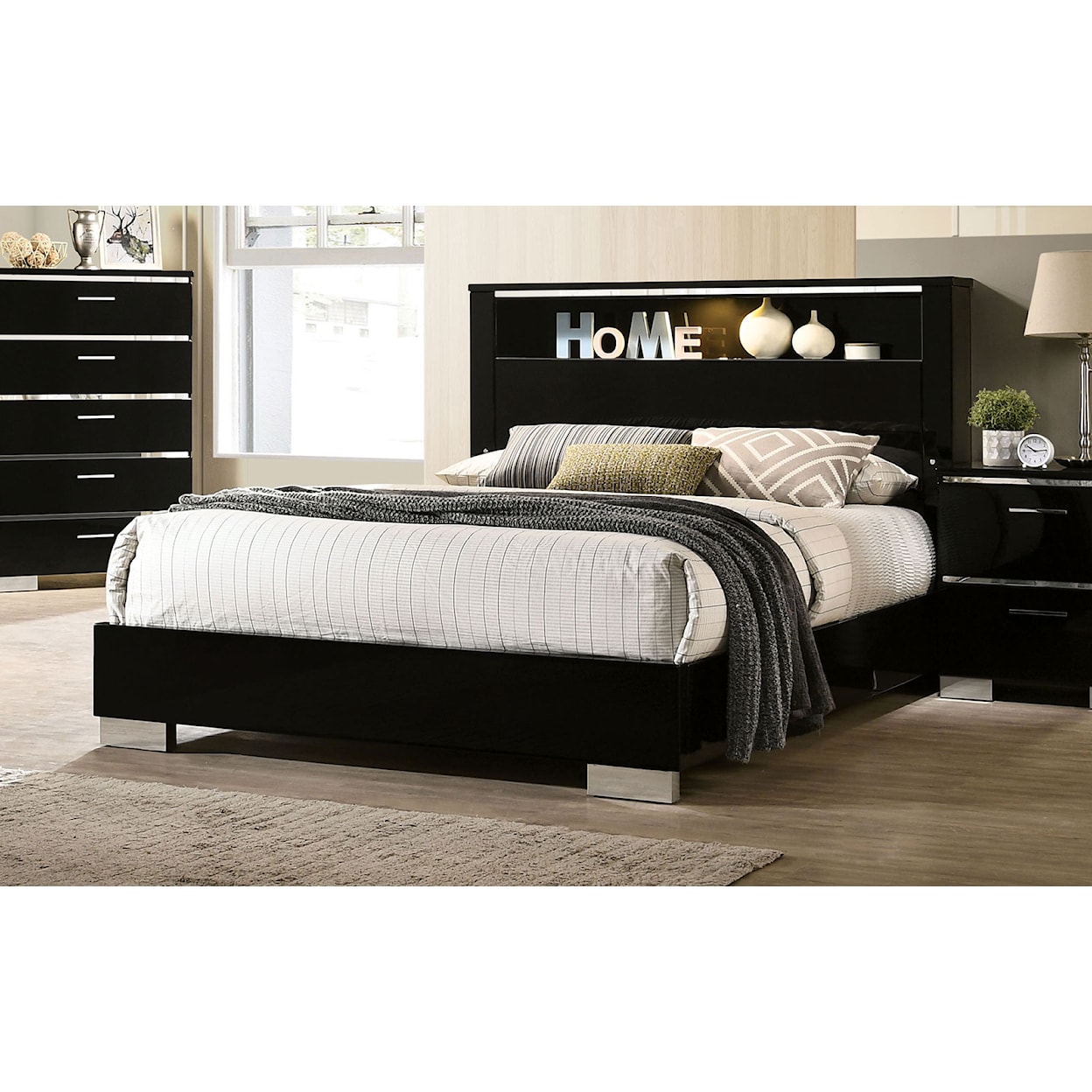Furniture of America - FOA Carlie King Bed