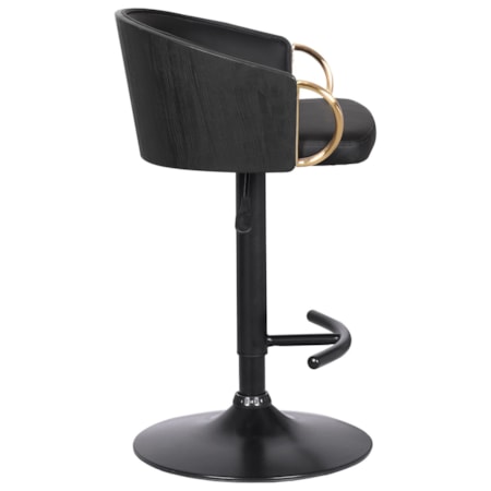 Adjustable Upholstered Bar Stool