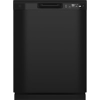 24" Built-In Front Control Dishwasher Black - GDF511PGRBB