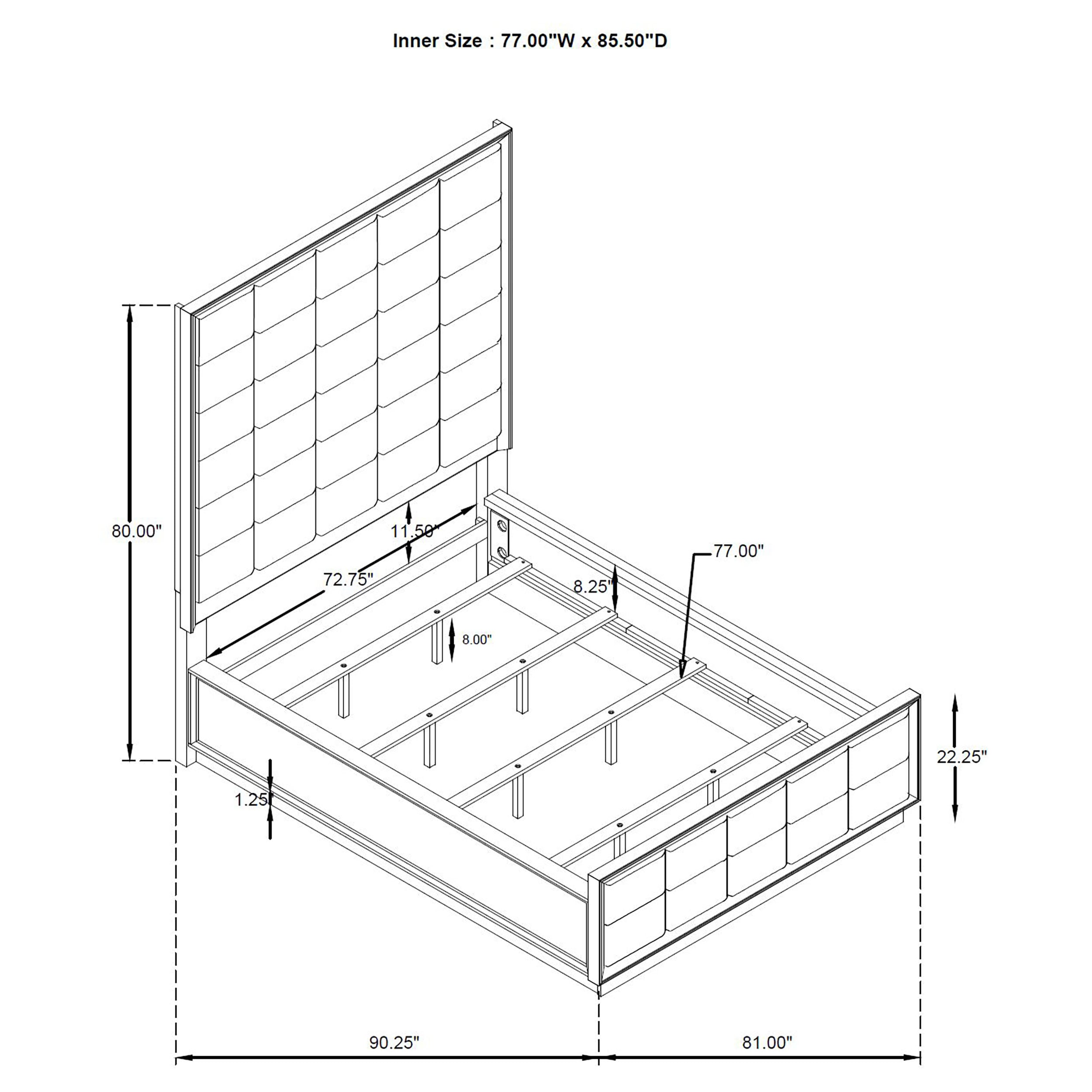 Coaster Durango Cal King Panel Bed