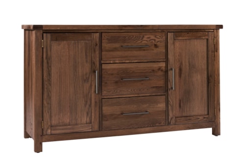 Farmhouse Dining Room Server with Concealed Storage