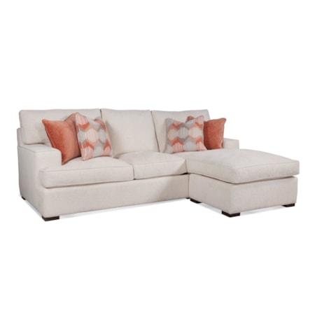 Chaise Estate Sofa with Reversible Ottoman