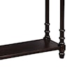 Accentrics Home Accents Black & Brown Two Tone Console Table