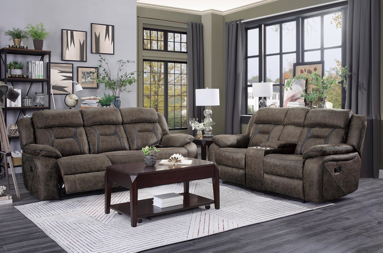 Homelegance Madrona Hill Reclining Loveseat