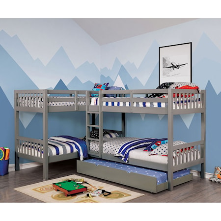 Quadruple Twin Bunk Bed