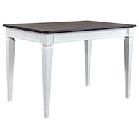 Cottage Counter Height Dining Table with 18" Leaf