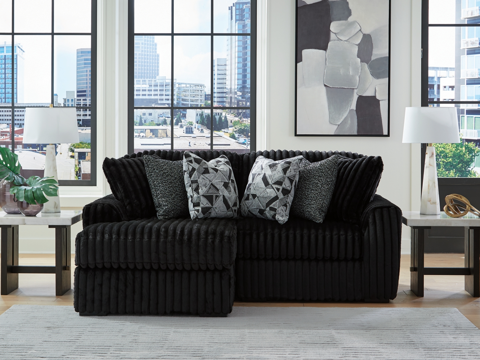 2-Piece Sectional With Chaise
