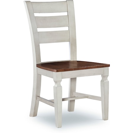 Vista Ladderback Chair (Hickory & Shell)