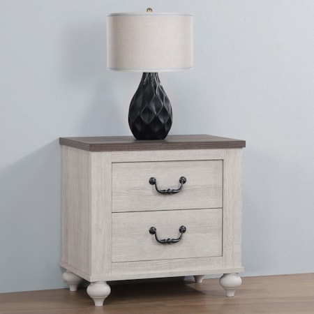 2-drawer Nightstand