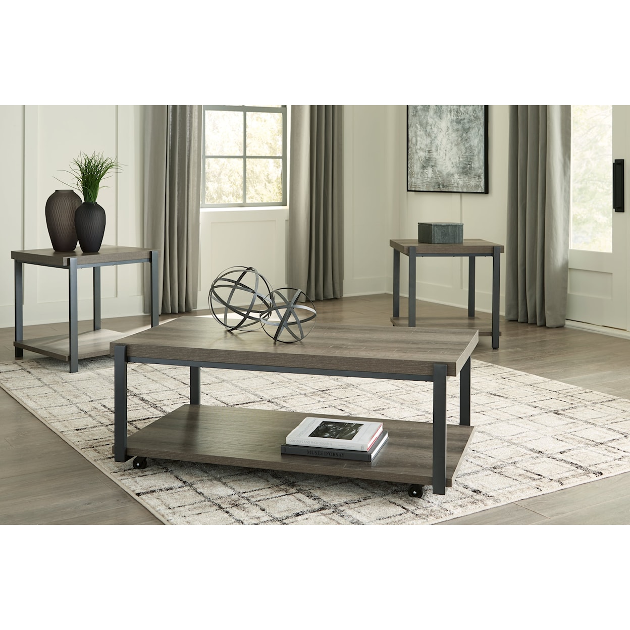 Signature Design by Ashley Furniture Wilmaden Occasional Table Set