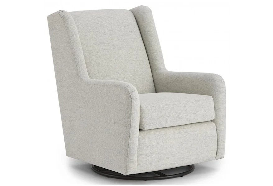 Brianna Swivel Glider by Best Home Furnishings at Z & R Furniture