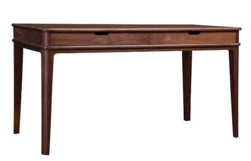 Mid-Century Modern 2-Drawer Desk