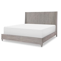 Contemporary Queen Panel Bed