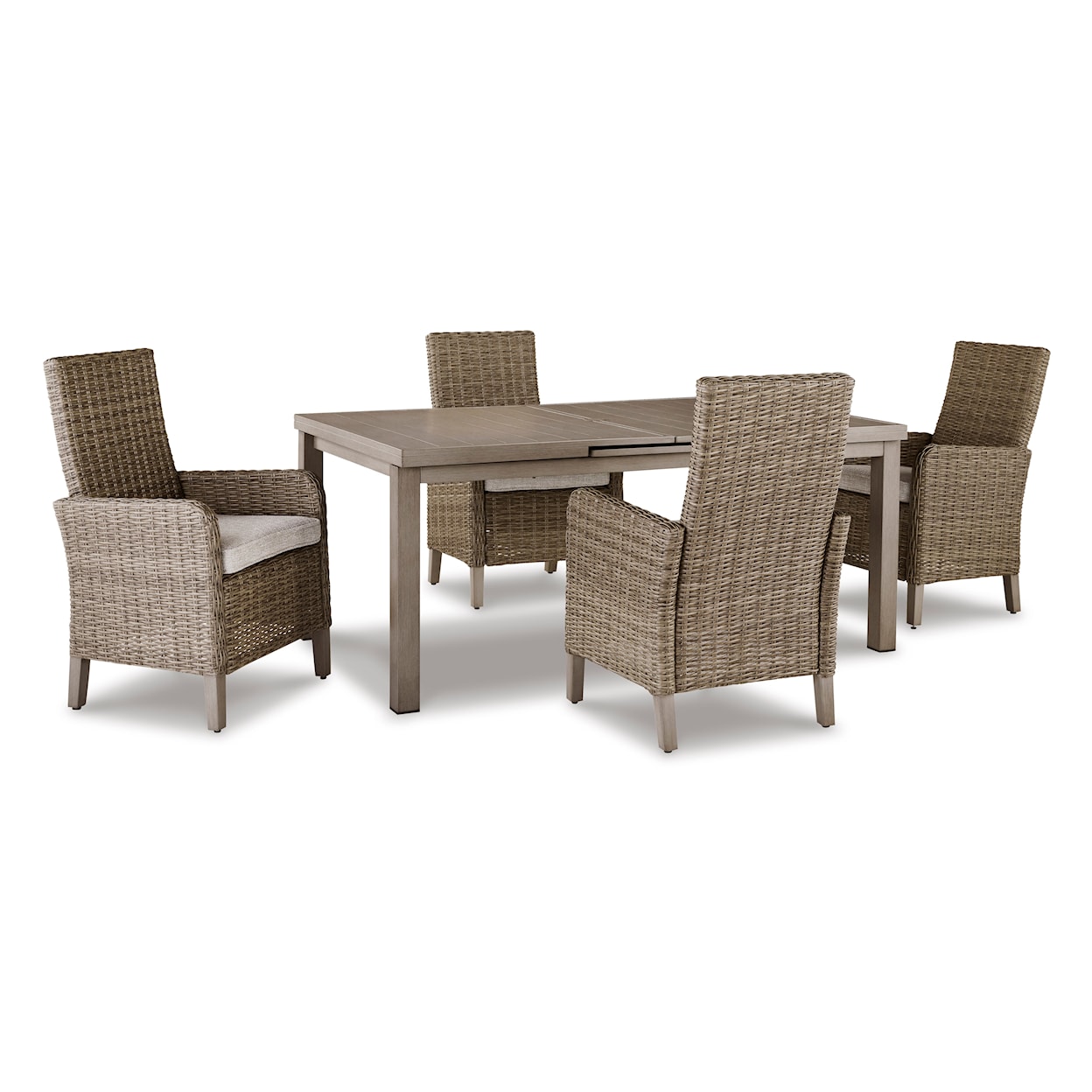 Signature Design by Ashley Beach Front 5-Piece Outdoor Dining Set