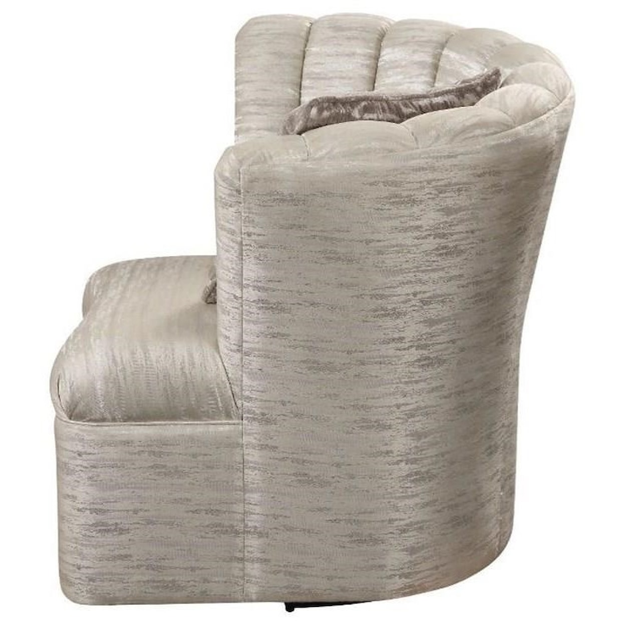 Acme Furniture Athalia Swivel Chair w/1 Pillow