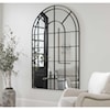 Uttermost Arched Mirror Grantola Black Arch Iron Mirror