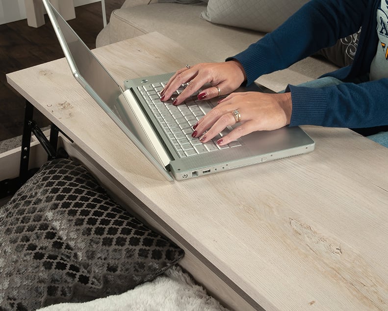 Trestle Lift-Top Coffee Table