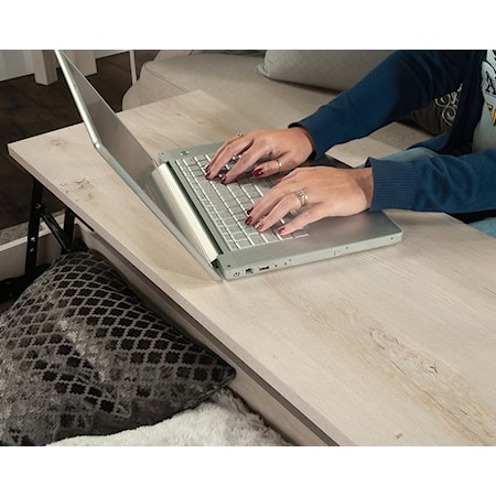 Trestle Lift-Top Coffee Table