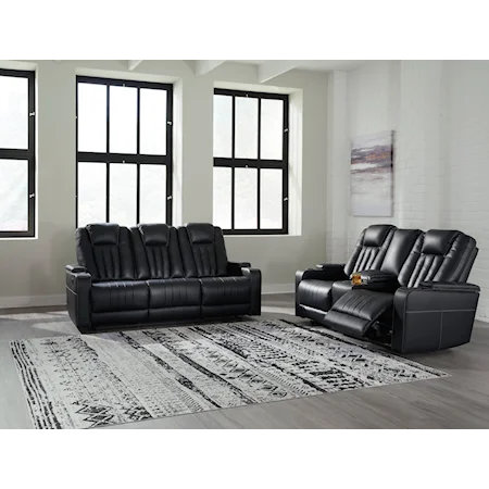 Contemporary 2-Piece Living Room Set