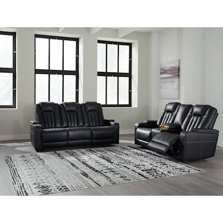 Contemporary 2-Piece Living Room Set