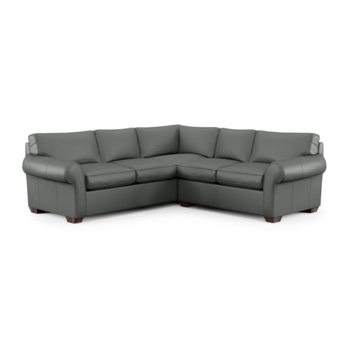 Transitional 2-Piece Sectional Sofa