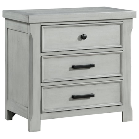 3-Drawer Nightstand