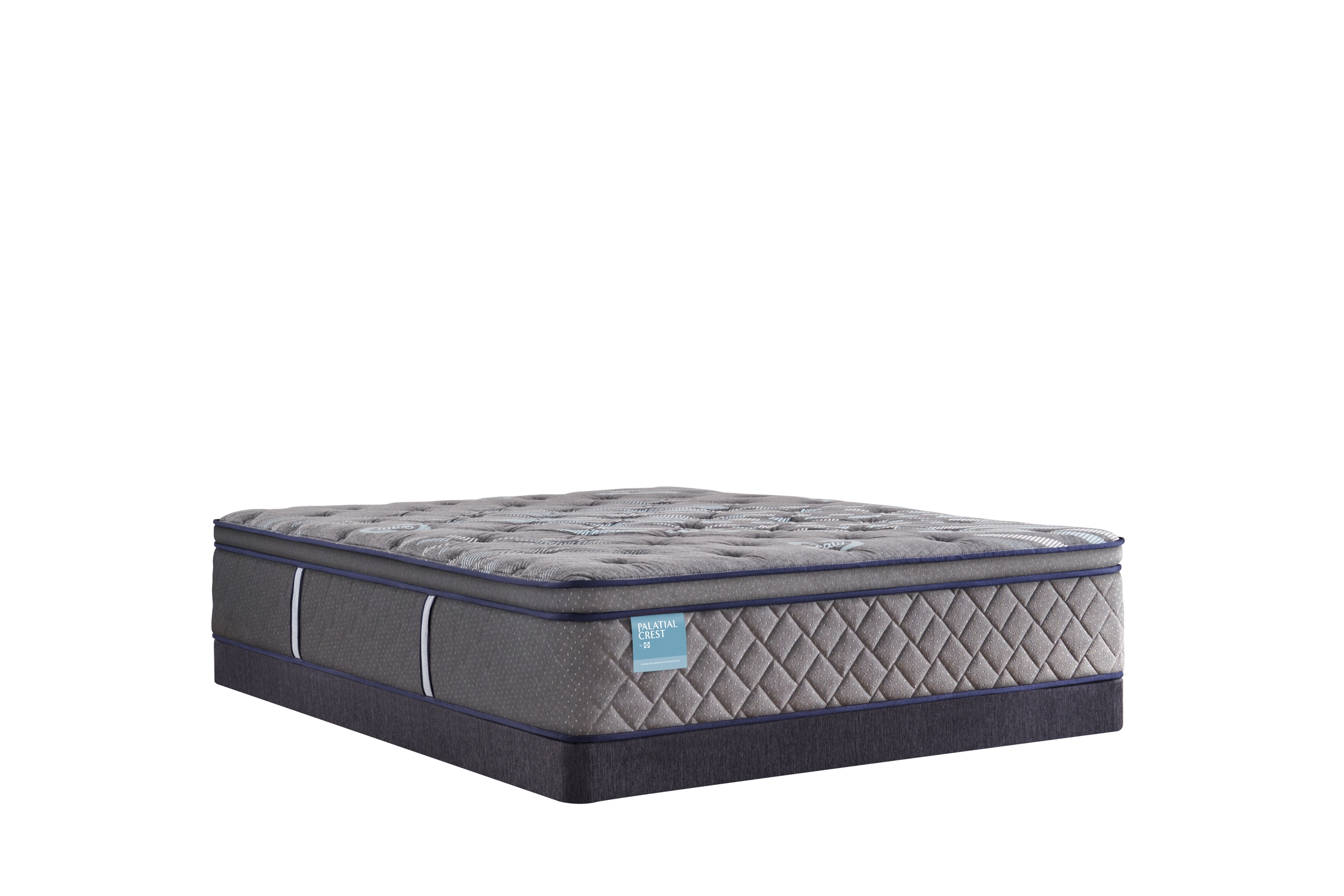 Sealy Palatial Crest S6 Wild Canyon Soft EPT Queen Wild Canyon Soft Euro Pillow Top