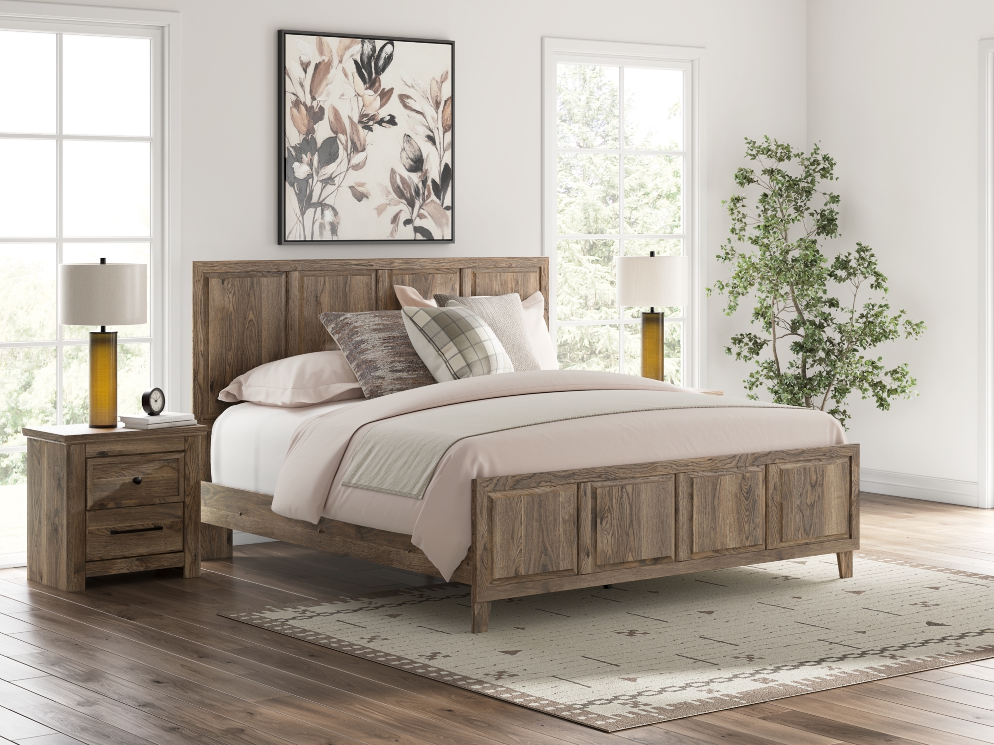 Signature Design by Ashley Rusticott King Bedroom Set