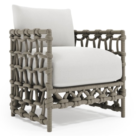 Open-Weave Outdoor Club Chair