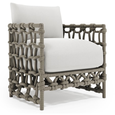 Open-Weave Outdoor Club Chair