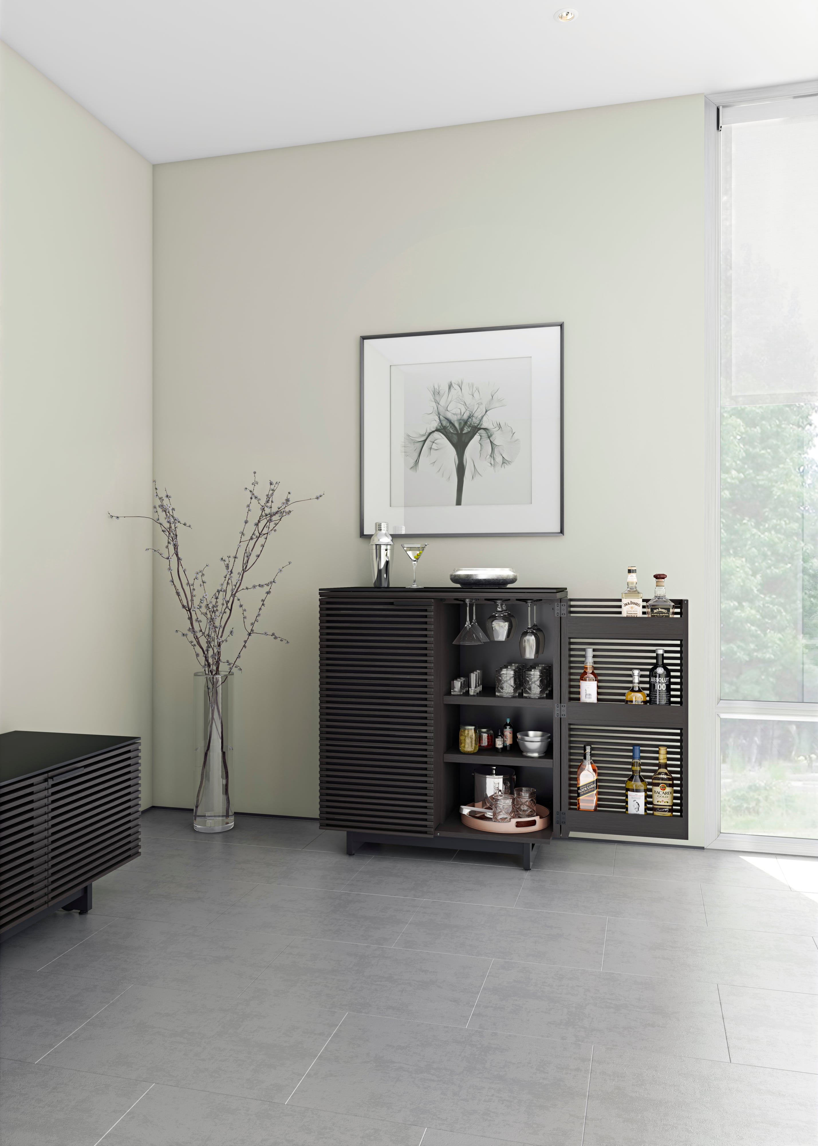 BDI Corridor Bar Cabinet