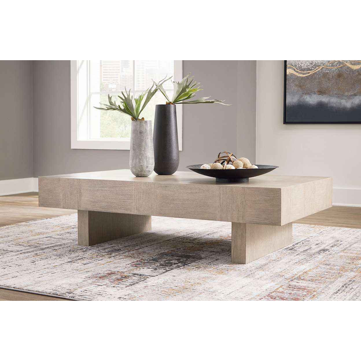 Signature Design by Ashley Jorlaina Coffee Table and 2 End Tables