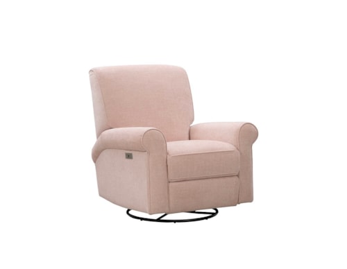 Cottage Swivel Glider Power Recliner with USB Port