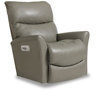 Contemporary Power Wall Recliner with Power Headrest, Lumbar, and USB Port