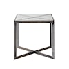 Universal Curated Abstraction End Table