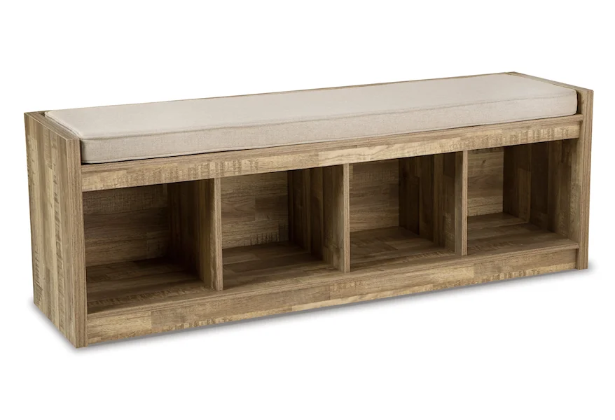 Gerdanet Large Storage Bench by Signature Design by Ashley Furniture at Sam's Appliance & Furniture
