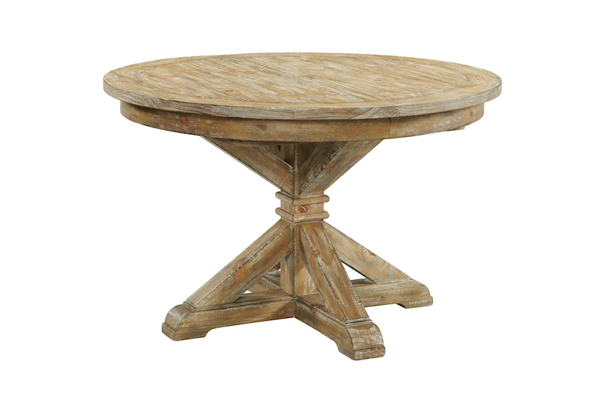 Mix and Match Round Dining Table by Riverside Furniture at Morris Home