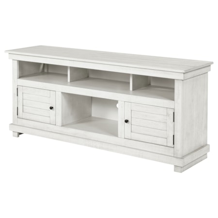 STEWART WHITE 60&quot; TV STAND |